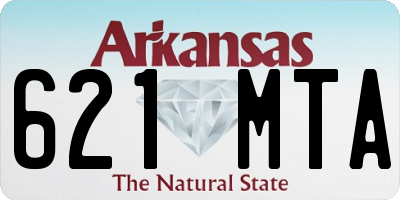 AR license plate 621MTA