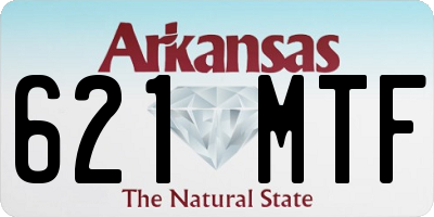 AR license plate 621MTF