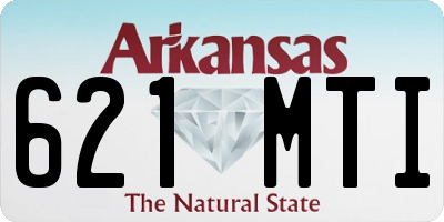 AR license plate 621MTI