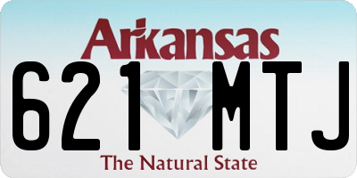AR license plate 621MTJ