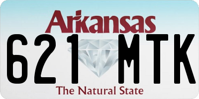 AR license plate 621MTK
