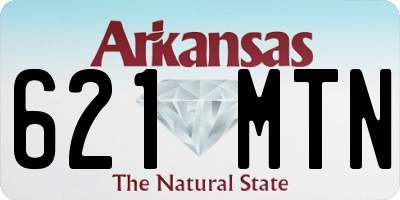 AR license plate 621MTN