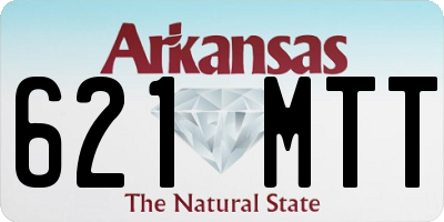 AR license plate 621MTT