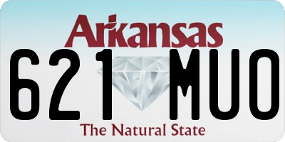 AR license plate 621MUO