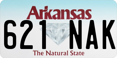 AR license plate 621NAK
