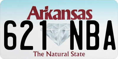 AR license plate 621NBA