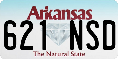 AR license plate 621NSD
