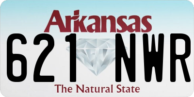 AR license plate 621NWR