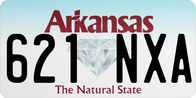AR license plate 621NXA