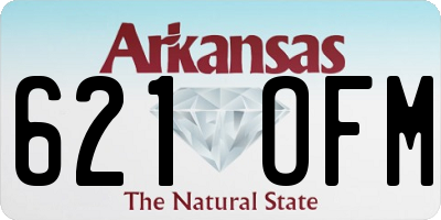 AR license plate 621OFM