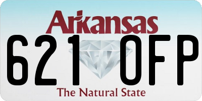 AR license plate 621OFP