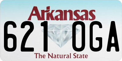 AR license plate 621OGA