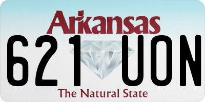 AR license plate 621UON