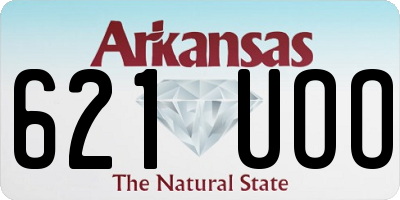 AR license plate 621UOO