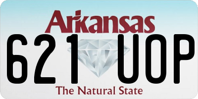 AR license plate 621UOP