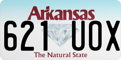 AR license plate 621UOX