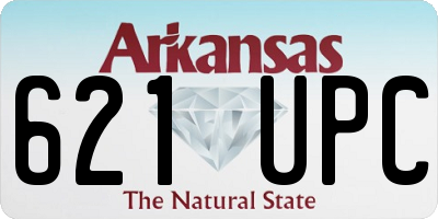 AR license plate 621UPC