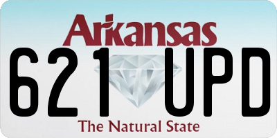 AR license plate 621UPD