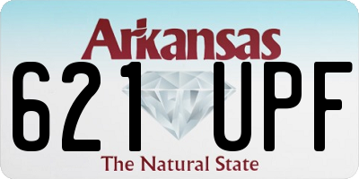 AR license plate 621UPF