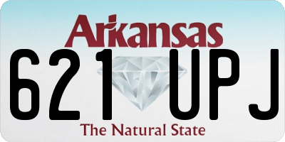AR license plate 621UPJ