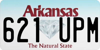 AR license plate 621UPM