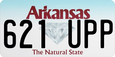 AR license plate 621UPP