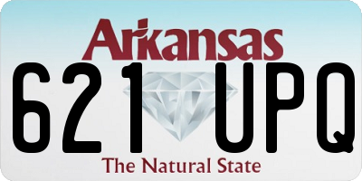 AR license plate 621UPQ
