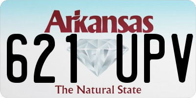 AR license plate 621UPV