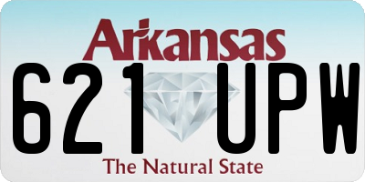 AR license plate 621UPW
