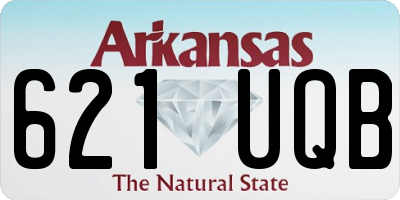 AR license plate 621UQB