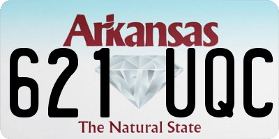 AR license plate 621UQC