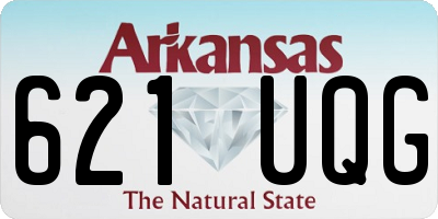 AR license plate 621UQG