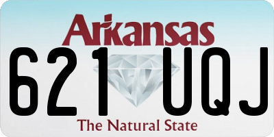 AR license plate 621UQJ