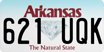 AR license plate 621UQK