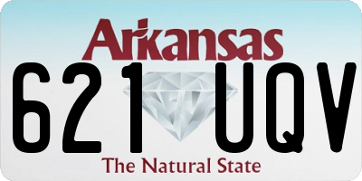 AR license plate 621UQV