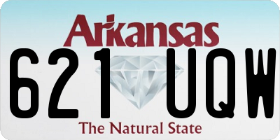 AR license plate 621UQW
