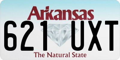 AR license plate 621UXT