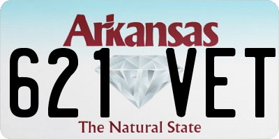 AR license plate 621VET