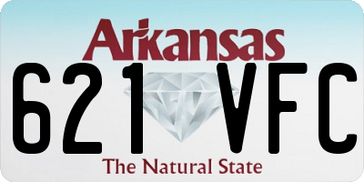AR license plate 621VFC