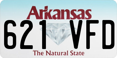 AR license plate 621VFD