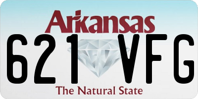 AR license plate 621VFG
