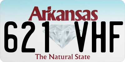 AR license plate 621VHF