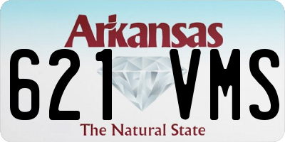AR license plate 621VMS