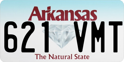 AR license plate 621VMT