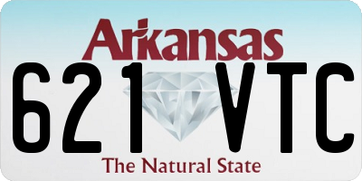AR license plate 621VTC