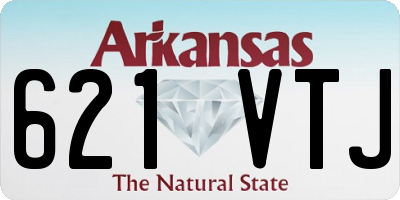 AR license plate 621VTJ