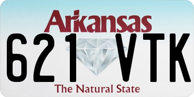 AR license plate 621VTK