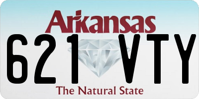 AR license plate 621VTY