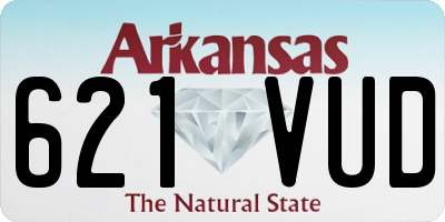 AR license plate 621VUD