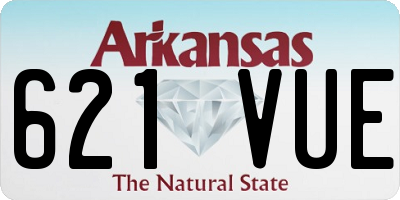 AR license plate 621VUE